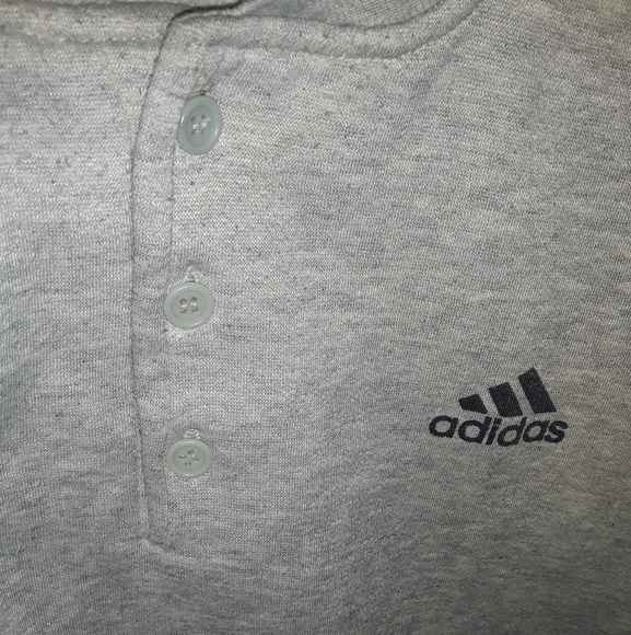 Adidas Button-Up Crewneck Sweater - Picture 5 of 7